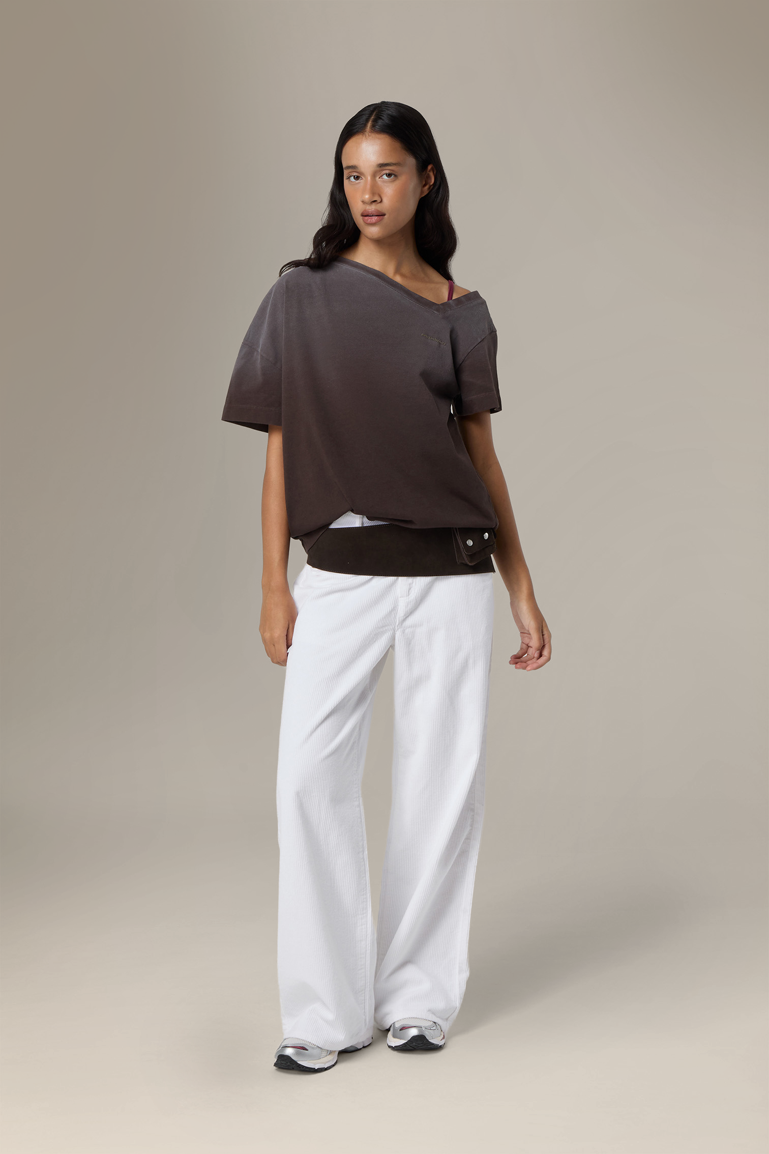 Florrie Assymetric Oversized Tee
